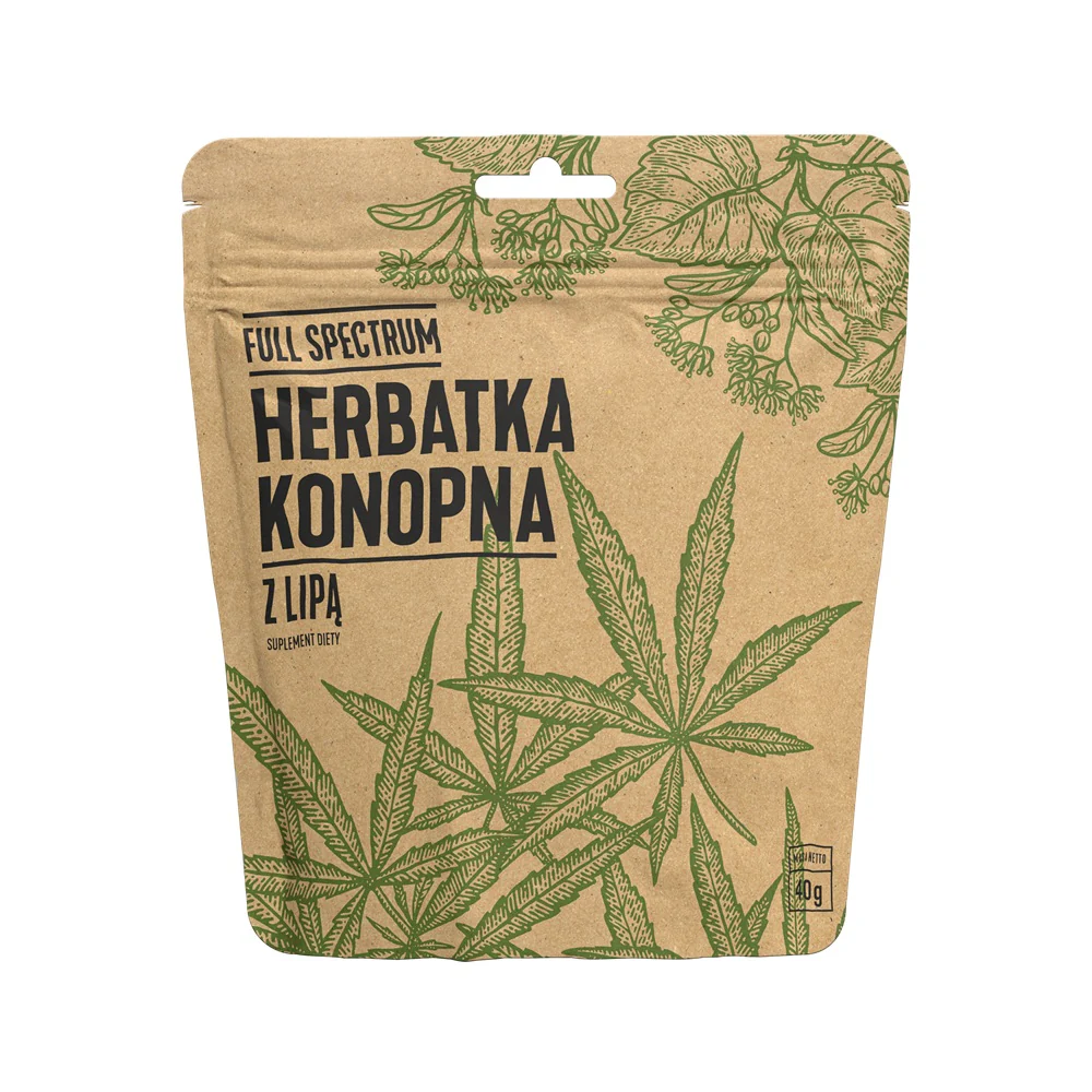 Herbatka konopna z lipą suplement diety 40g