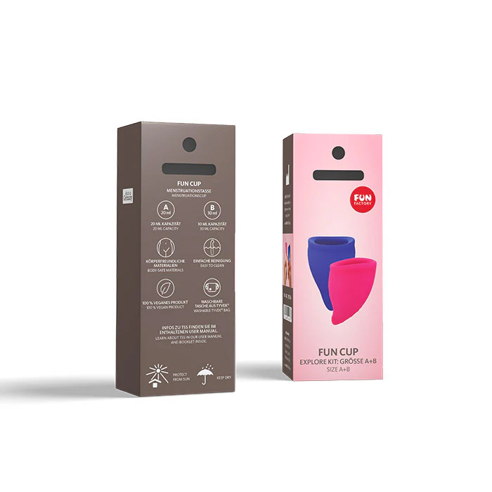 Fun Cup zestaw kubeczek menstruacyjny Size A + kubeczek menstruacyjny Size B - Image 5