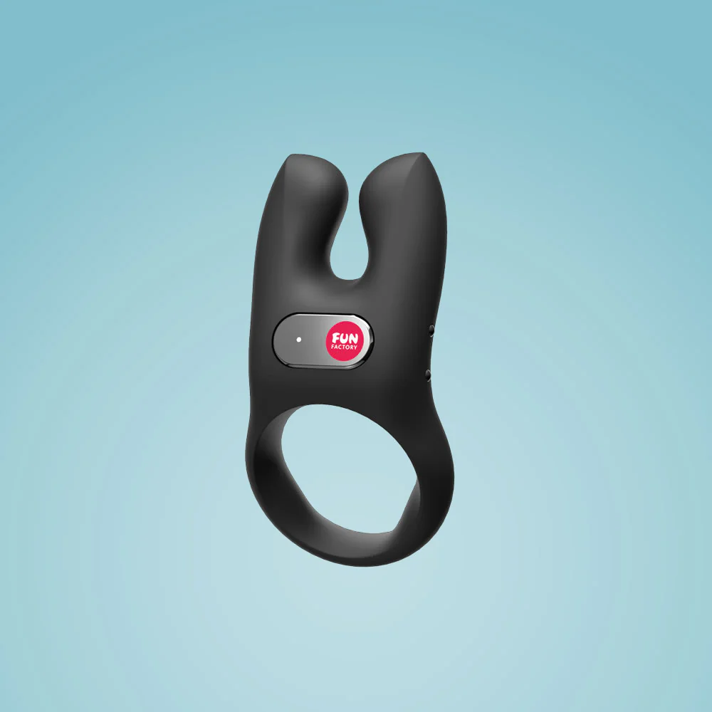 Nos Vibrating Cock Ring wibrujący pierścień erekcyjny czarny - Image 4