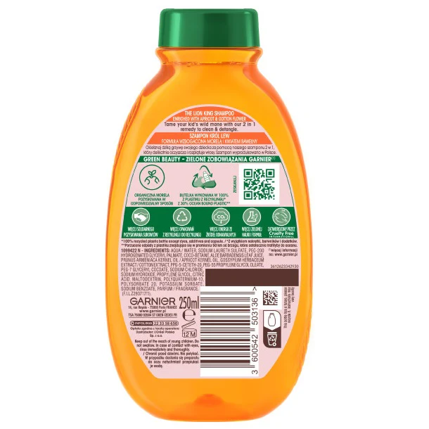 Botanic Therapy szampon z odżywką 2w1 dla dzieci Król Lew 250ml - Image 2