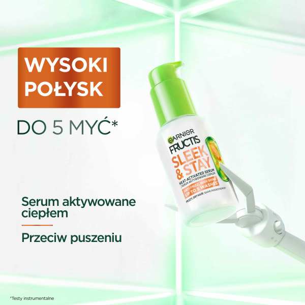 Fructis Keratin Sleek & Stay serum do włosów suchych i puszących się 50ml - Image 4