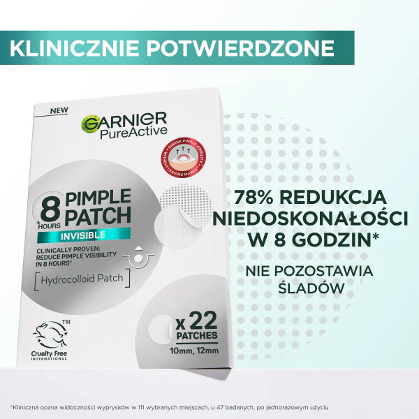 Pure Active niewidoczne hydrokoloidowe plastry na niedoskonałości 22szt - Image 3