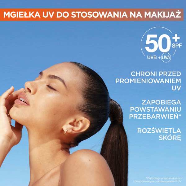 Vitamin C rozświetlająca mgiełka UV na makijaż z SPF50+ i witaminą C 75ml - Image 5