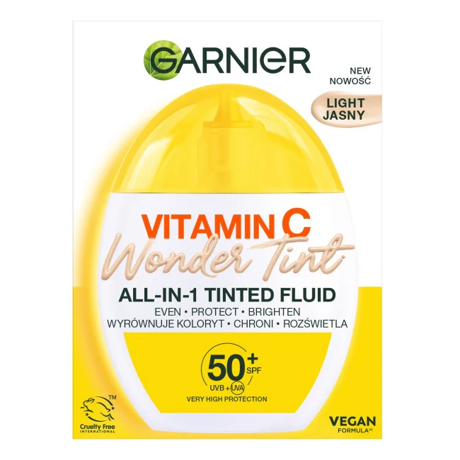 Vitamin C Wonder Tint lekki barwiący fluid do twarzy SPF50+ 40ml - Image 3