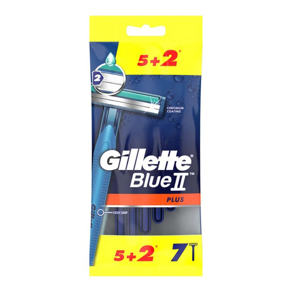 Blue II Plus jednorazowe maszynki do golenia dla mężczyzn 7szt.