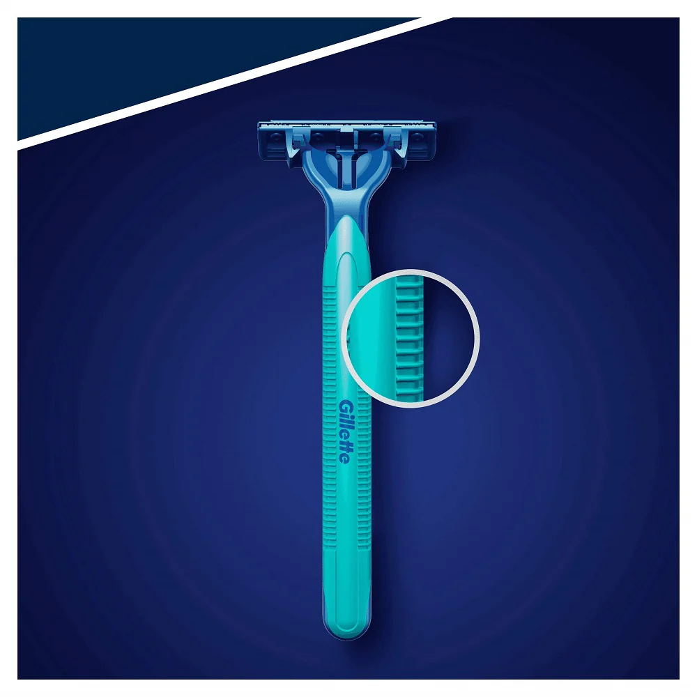 Blue II Plus Slalom jednorazowe maszynki do golenia dla mężczyzn 6szt - Image 2