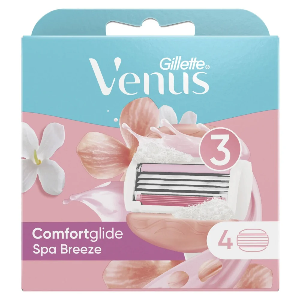 Venus Comfortglide Spa Breeze wymienne ostrza do maszynki do golenia 4szt.