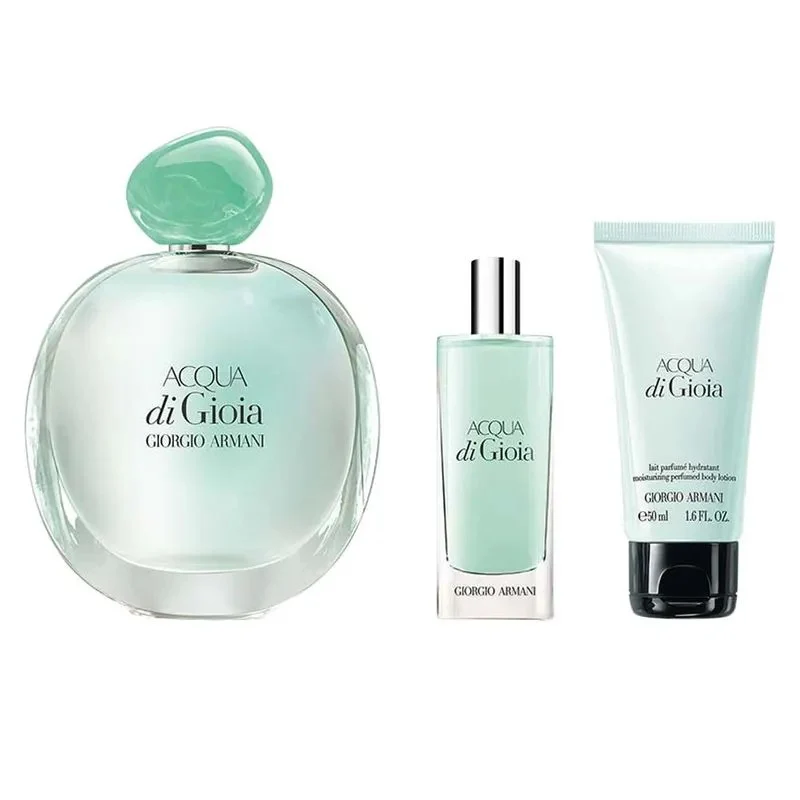 Acqua di Gio zestaw woda perfumowana spray 100ml + balsam do ciała 50ml + woda perfumowana spray 15ml - Image 2