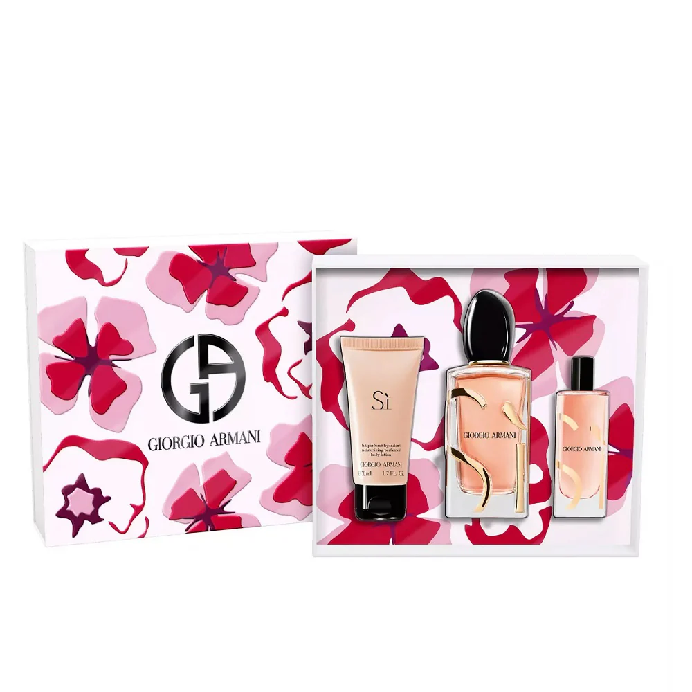 Si Intense zestaw woda perfumowana spray 100ml + balsam do ciała 50ml + woda perfumowana spray 15ml - Image 3