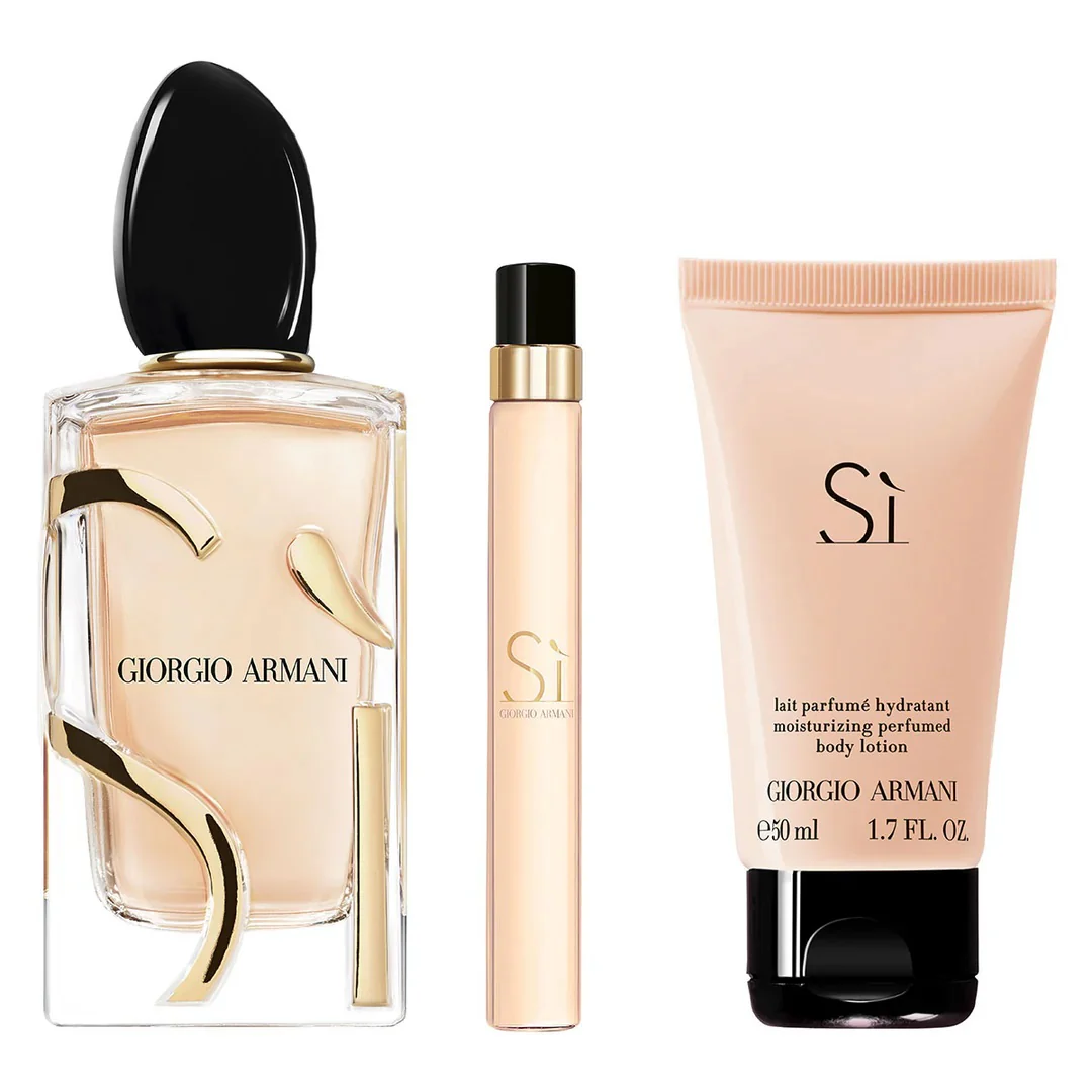 Si zestaw woda perfumowana spray 100ml + woda perfumowana spray 10ml + balsam do ciała 50ml - Image 2