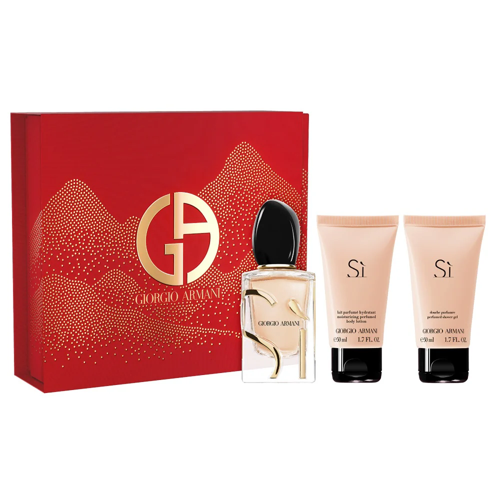 Si zestaw woda perfumowana spray 50ml + balsam do ciała 50ml + żel pod prysznic 50ml