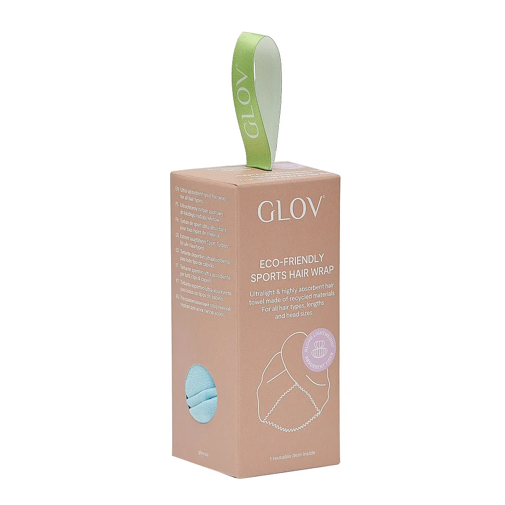 Eco-friendly Sports Hair Wrap sportowy turban-ręcznik do włosów Mint - Image 2
