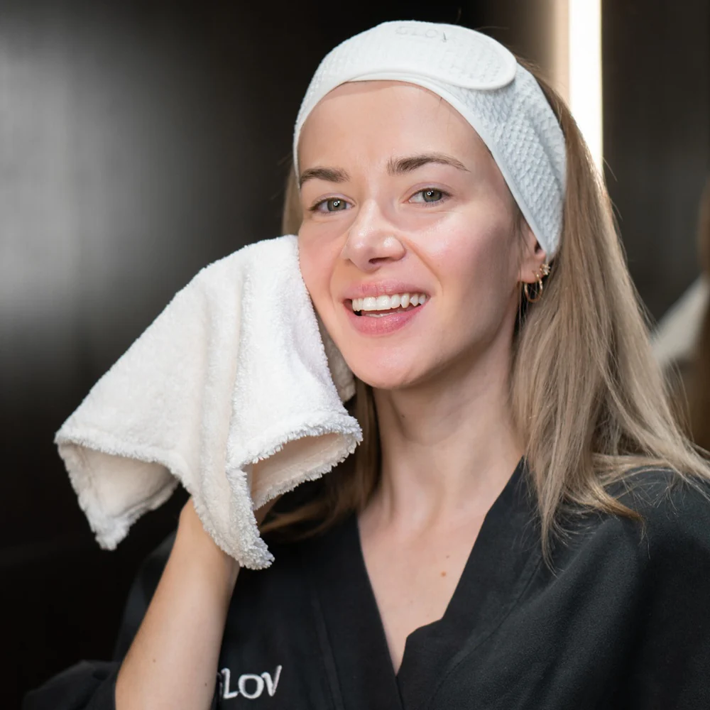 HydroWeave Headband opaska podtrzymująca włosy przy zabiegach pielęgnacyjnych Ivory - Image 3