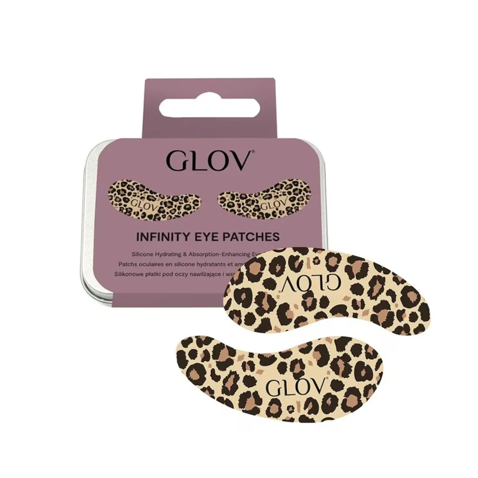 Infinity Eye Patches silikonowe nawilżające płatki pod oczy wielokrotnego użytku Cheetah - Image 3