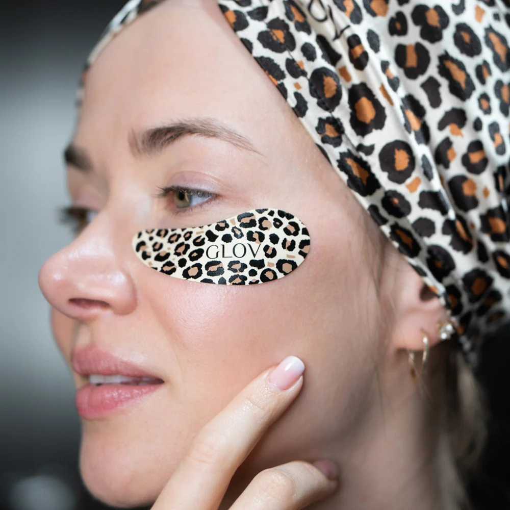 Infinity Eye Patches silikonowe nawilżające płatki pod oczy wielokrotnego użytku Cheetah - Image 4