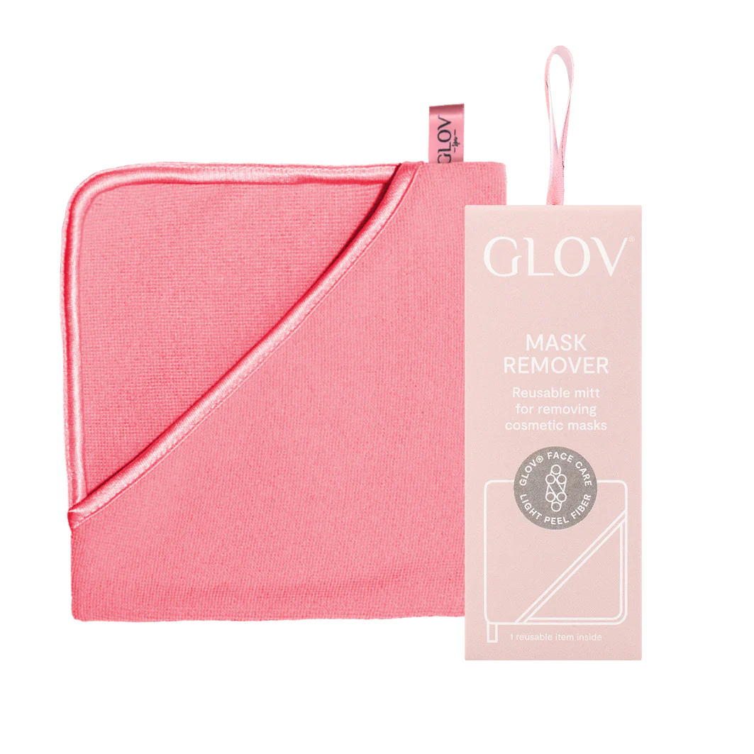 Mask Remover rękawiczka do zmywania masek kosmetycznych Pink