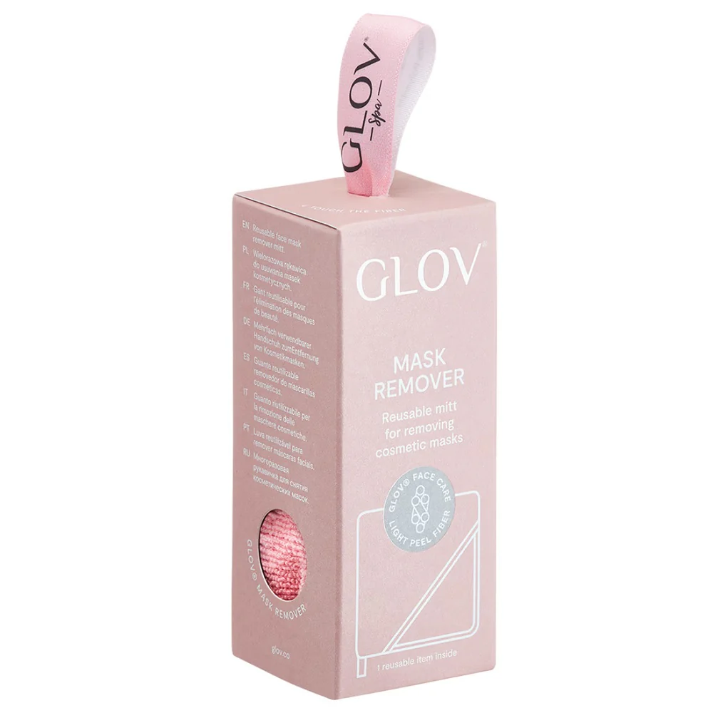 Mask Remover rękawiczka do zmywania masek kosmetycznych Pink - Image 2