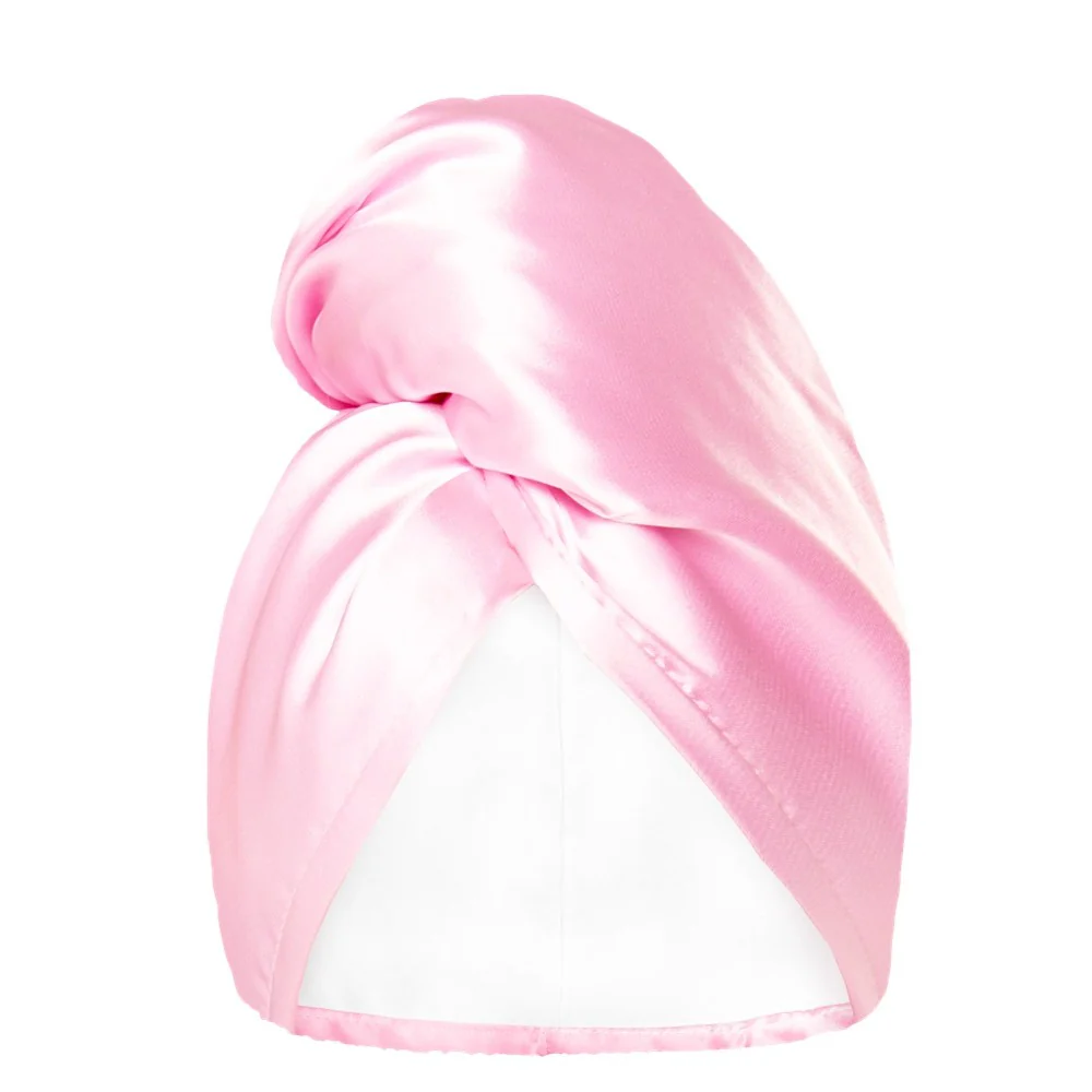 Sport & Satin Hair Towel Wrap superchłonny dwustronny turban do włosów Pink