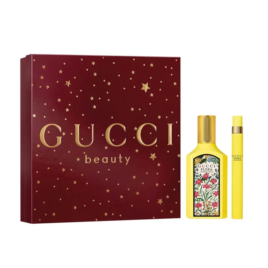 Flora Gorgeous Orchid zestaw woda perfumowana spray 50ml + woda perfumowana spray 10ml