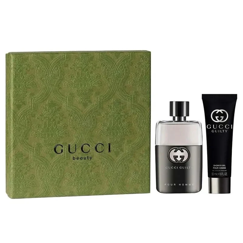 Guilty Pour Homme zestaw woda toaletowa spray 50ml + żel pod prysznic 50ml