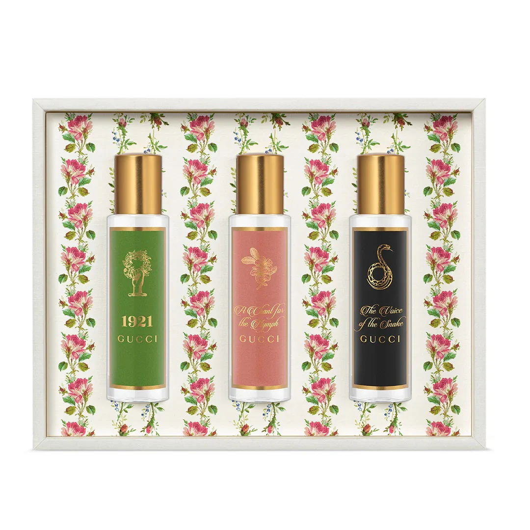 The Alchemist's Garden zestaw 1921 woda perfumowana spray 15ml + A Chant for the Nymph woda perfumowana spray 15ml + The Voice of the Snake woda perfumowana spray 15ml
