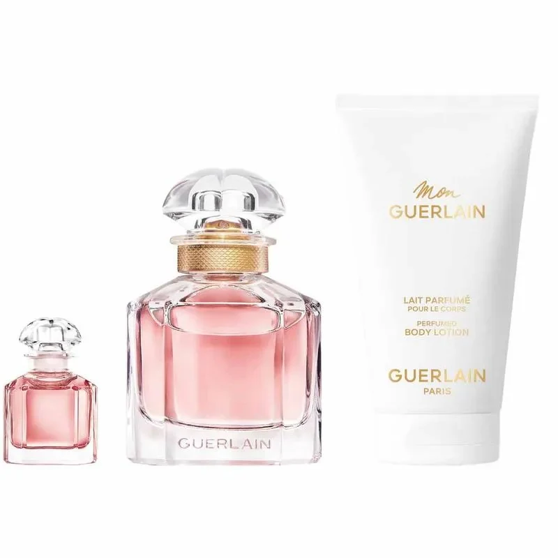 Mon Guerlain zestaw woda perfumowana spray 50ml + balsam do ciała 75ml + miniatura wody perfumowanej 5ml - Image 4