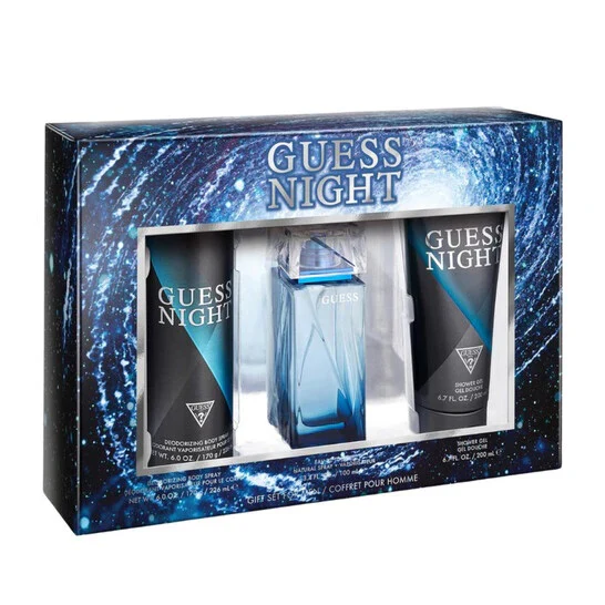 Night zestaw woda toaletowa spray 100ml + żel pod prysznic 200ml + dezodorant spray 226ml