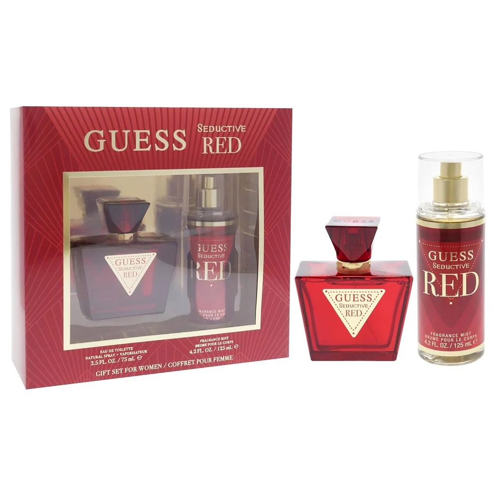 Seductive Red zestaw woda toaletowa spray 75ml + mgiełka do ciała 125ml