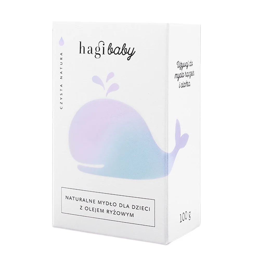 Baby naturalne mydło dla dzieci z olejem ryżowym 100g