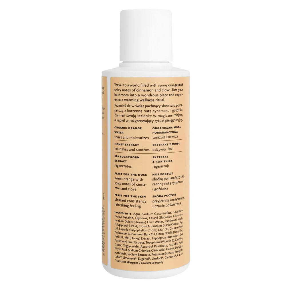 Naturalny żel do mycia ciała Korzenna Pomarańcza 150ml - Image 2