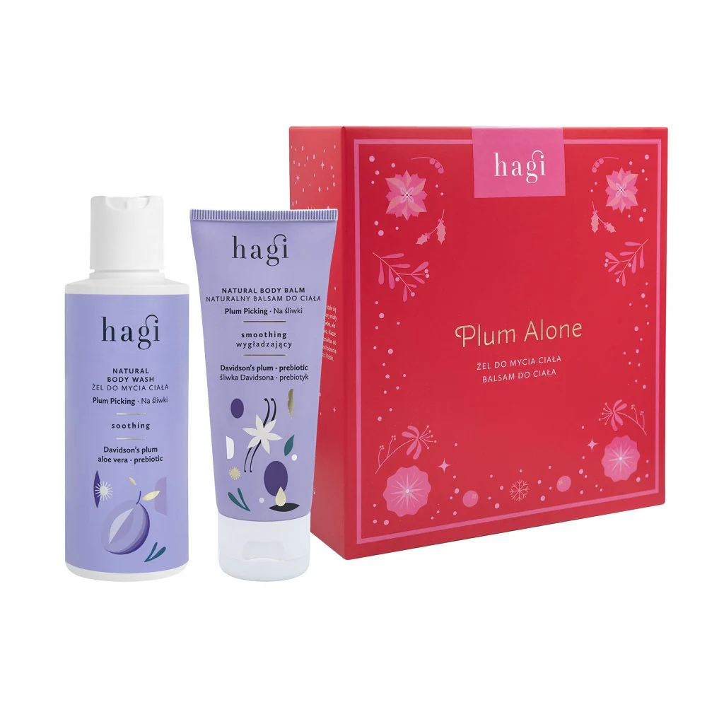 Plum Alone zestaw balsam do ciała 75ml + żel do mycia ciała 150ml