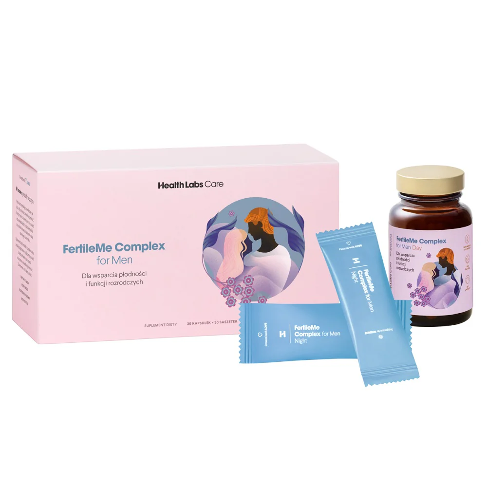 FertileMe Complex for Men suplement diety dla mężczyzn 30 kapsułek + 30 saszetek