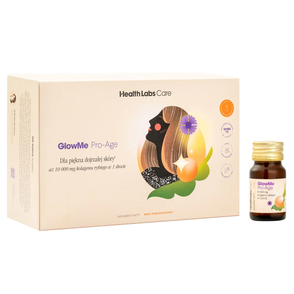 GlowMe Pro-Age kolagenowe shoty dla skóry dojrzałej 15szt