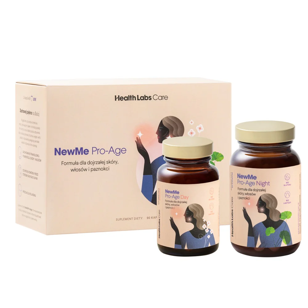 NewMe Pro-Age Day&Night formuła dla dojrzałej skóry włosów i paznokci suplement diety