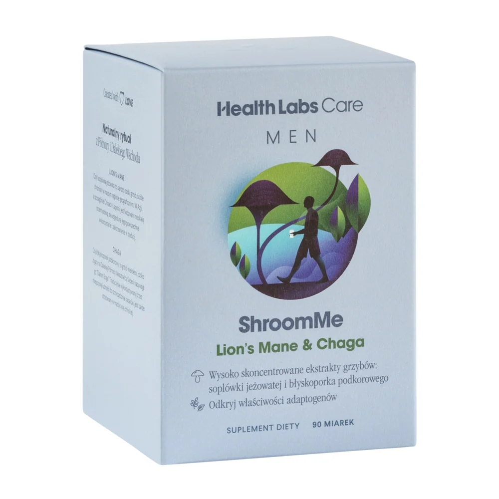 ShroomMe Lion’s Mane & Chaga suplement diety dla mężczyzn 45.5g - Image 2