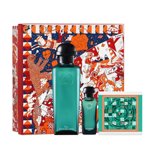 Eau d'Orange Verte zestaw woda kolońska spray 100ml + woda kolońska 7.5ml + mydło w kostce 50g