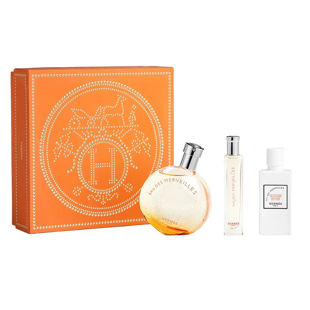 Eau Des Merveilles zestaw woda toaletowa spray 50ml + woda toaletowa spray 15ml + balsam do ciała 40ml