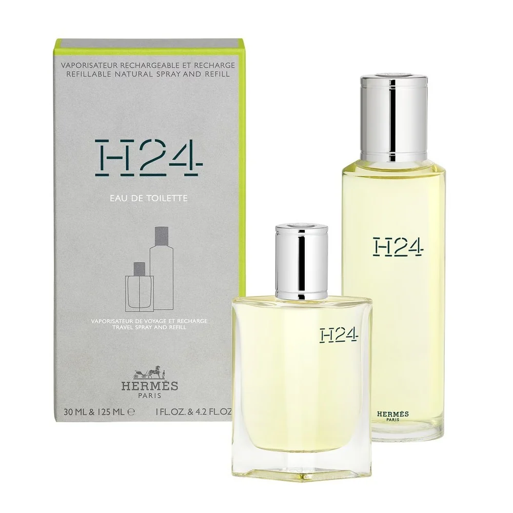 H24 zestaw woda toaletowa spray 30ml + woda toaletowa refill 125ml