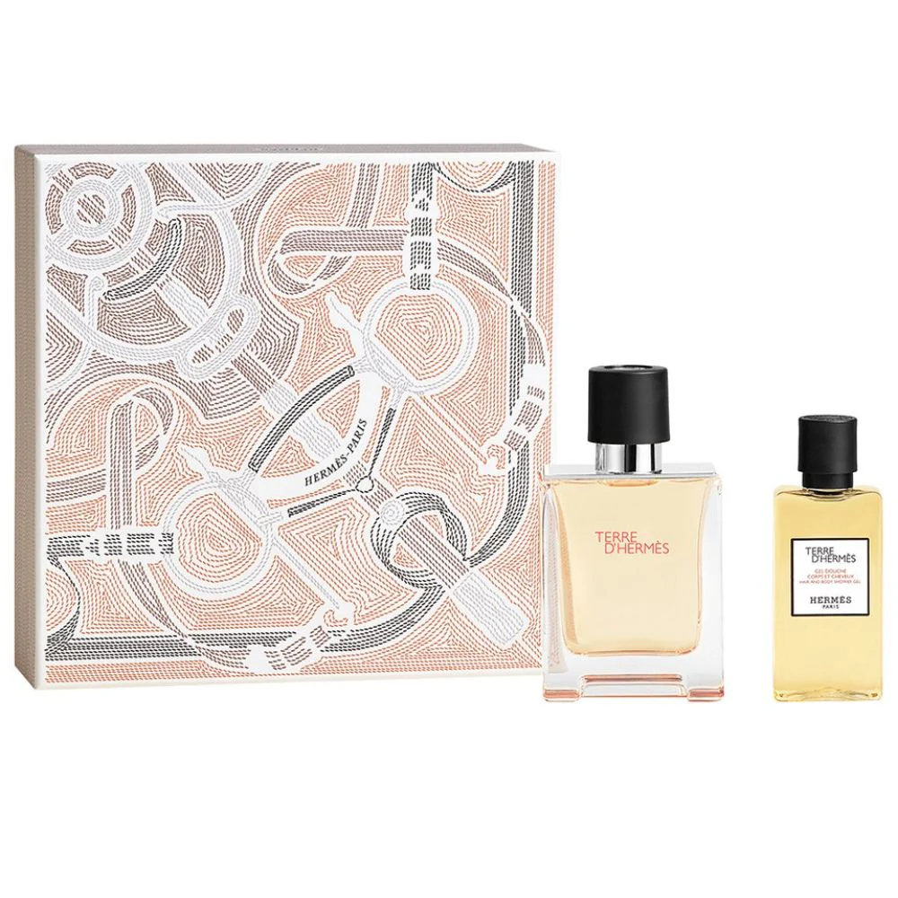 Terre D'Hermes zestaw woda toaletowa spray 50ml + żel pod prysznic 40ml - Image 3