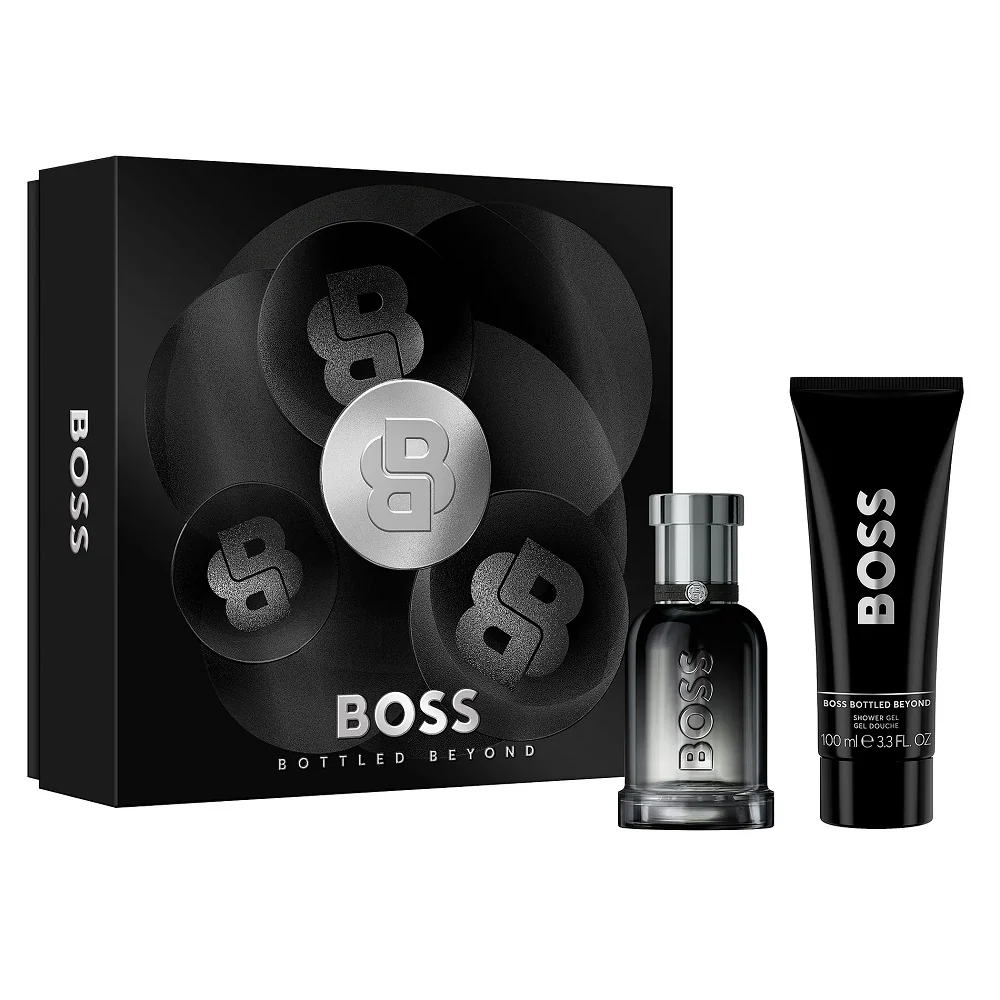 Boss Bottled Beyond zestaw woda perfumowana spray 50ml + żel pod prysznic 100ml