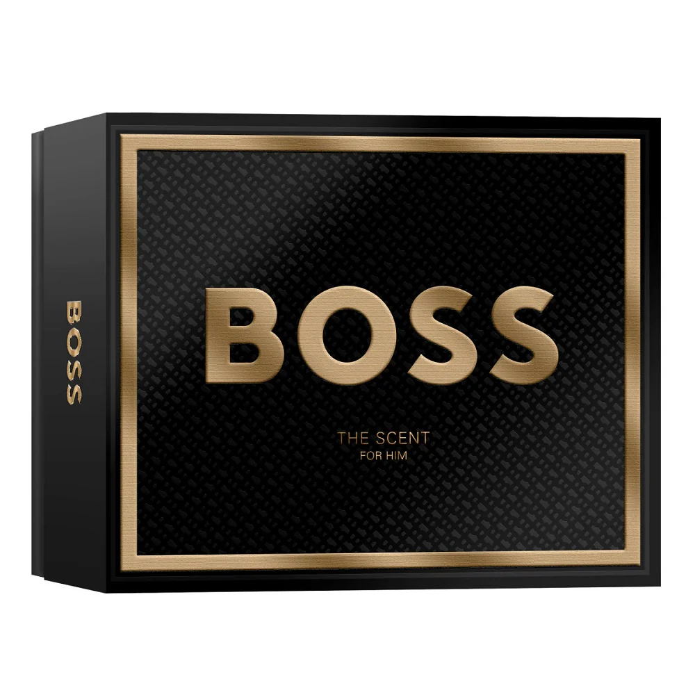 Boss The Scent For Man zestaw woda toaletowa spray 100ml + dezodorant spray 150ml + żel pod prysznic 100ml - Image 2