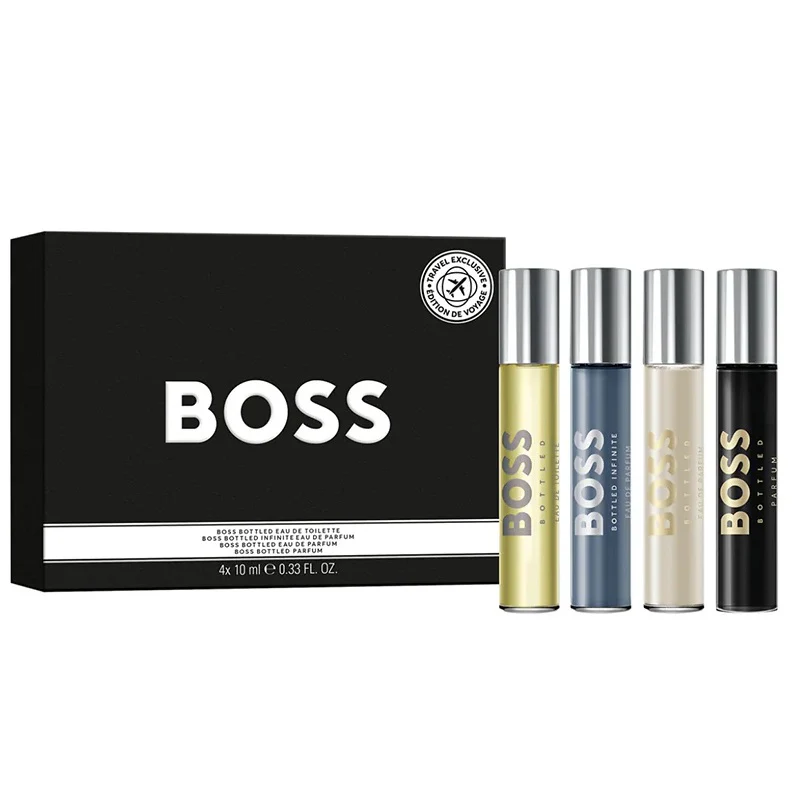 Travel Exclusive zestaw miniaturek perfum dla mężczyzn 4x10ml