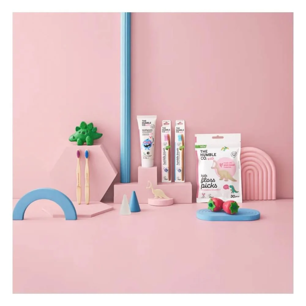 Kids pasta do zębów dla dzieci o smaku truskawkowym 75ml - Image 3