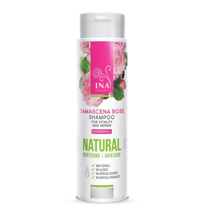 Naturalny szampon różany do włosów suchych i zniszczonych 200ml