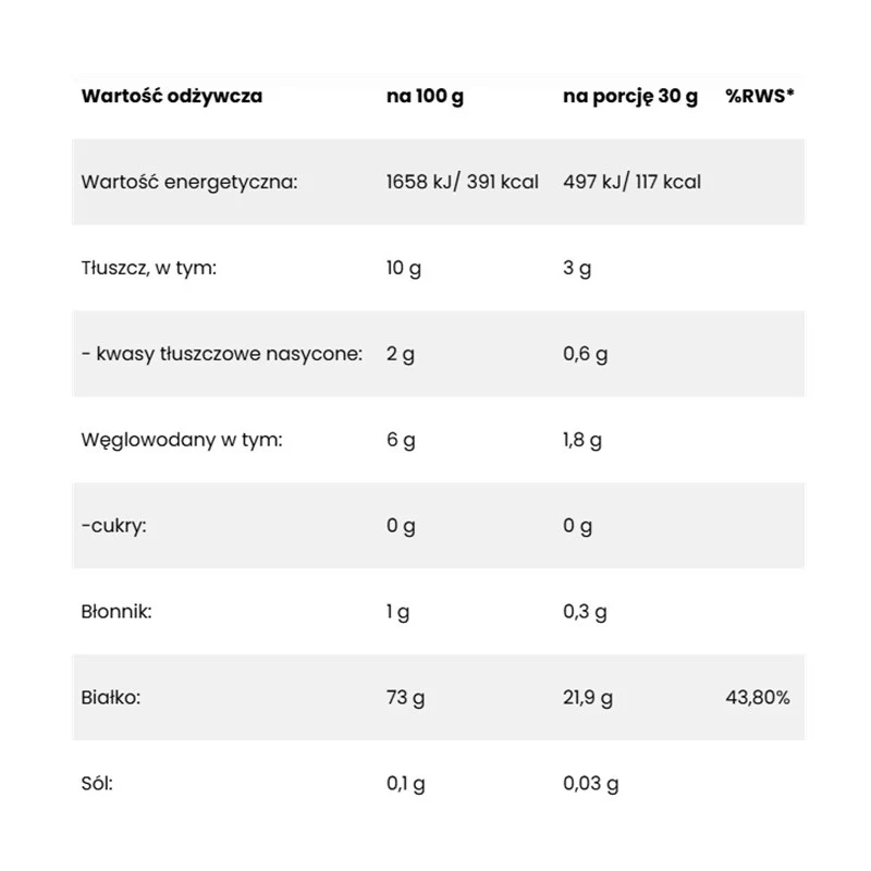 Białko Wegańskie suplement diety Wanilia 900g - Image 2