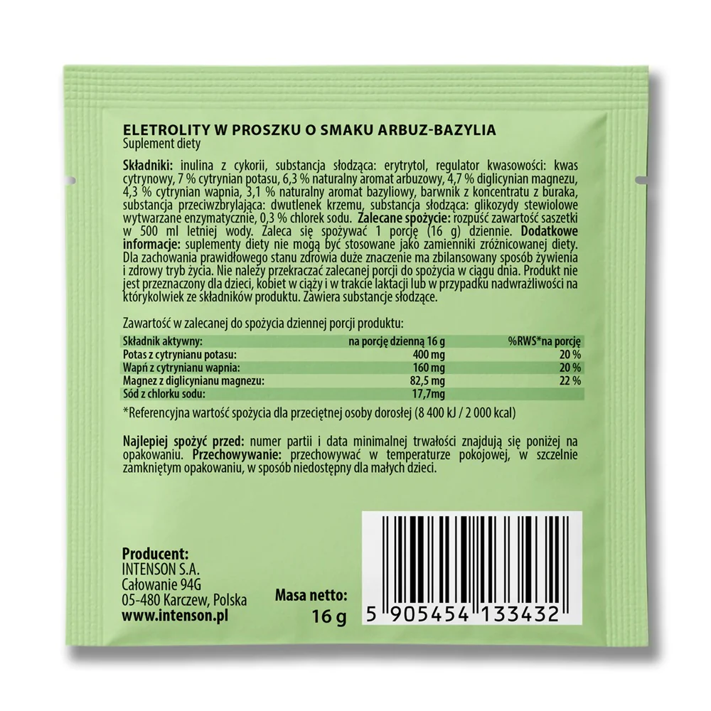 Elektrolity z obniżoną zawartością sodu suplement diety 16g - Image 2