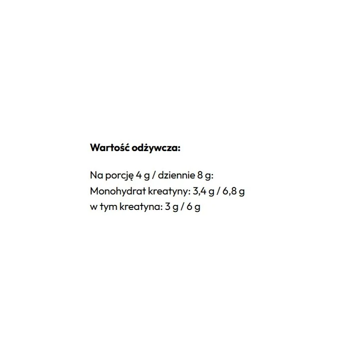 Kreatyna Monohydrat suplement diety Mango-Marakuja 260g - Image 2