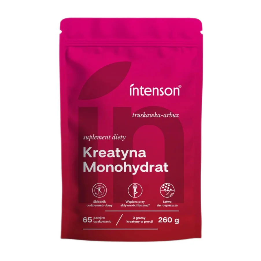 Kreatyna Monohydrat suplement diety Truskawka-Arbuz 260g