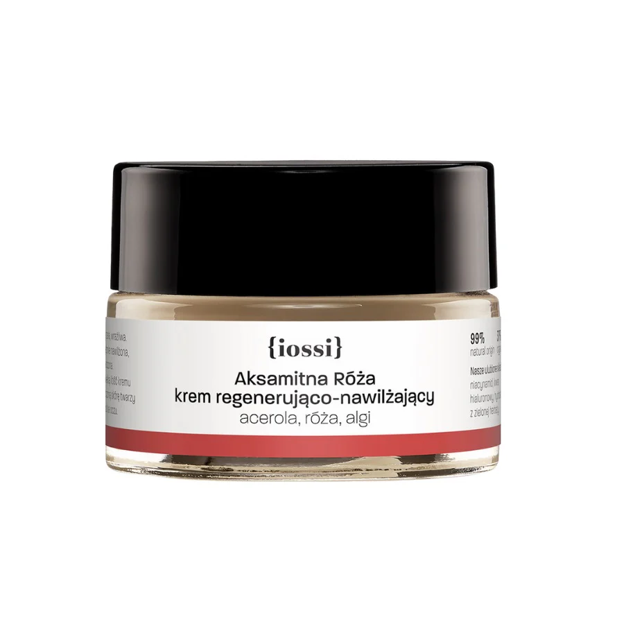 Aksamitna Róża krem regenerująco-nawilżający acerola & róża & algi 15ml