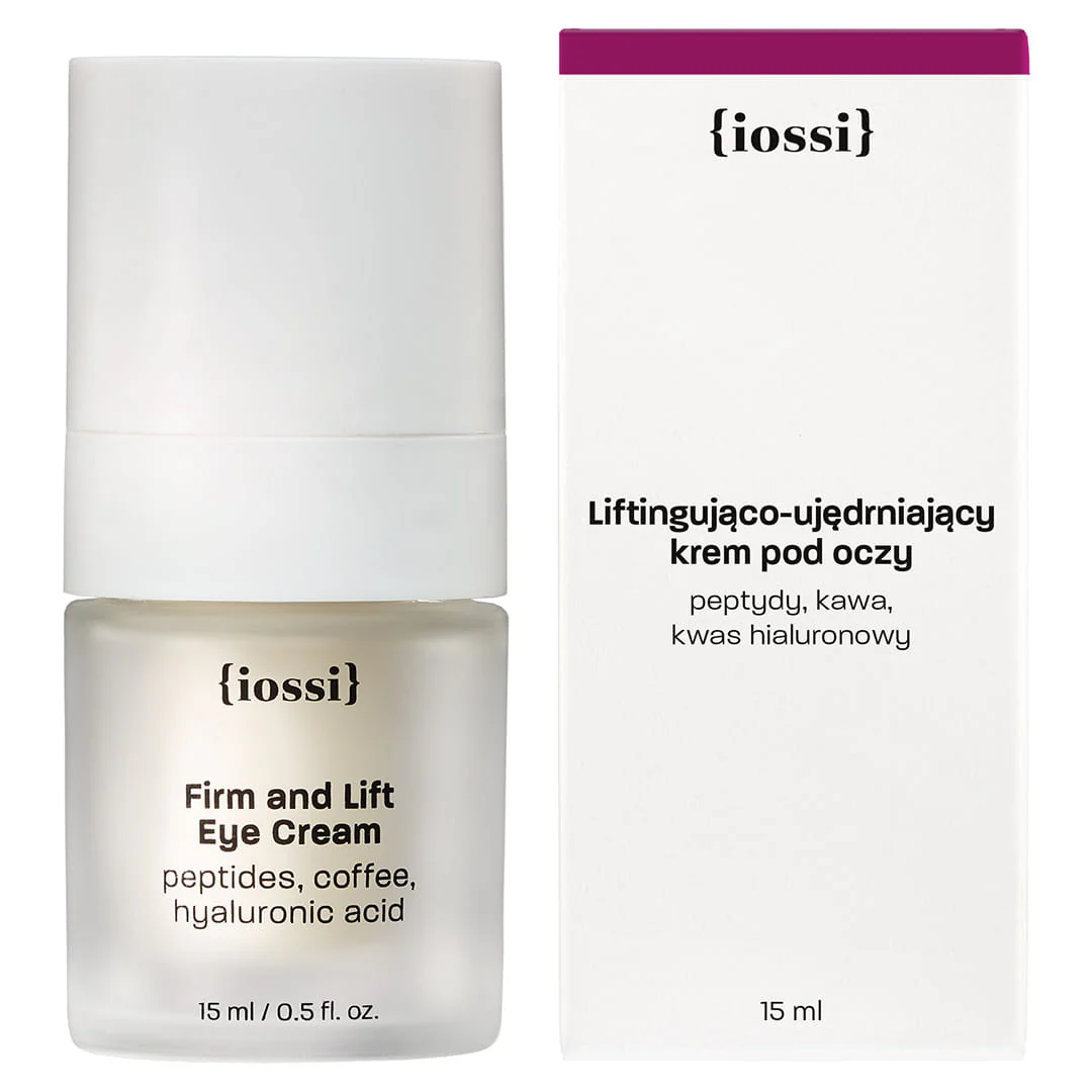 Firm and Lift Eye Cream odżywczy krem pod oczy z peptydami i kwasem hialuronowym 15ml - Image 3